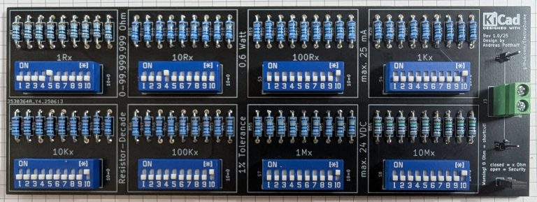 DIP-Präzisions-Widerstandsdekade 2 – Gerber Dateien