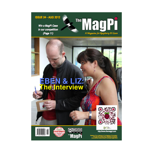 2012-08: The MagPi Magazine #004 (engl.)