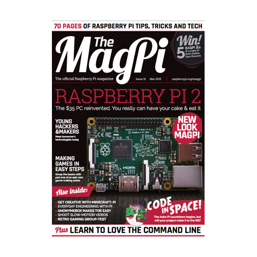 2015-03: The MagPi Magazine #031 (engl.)