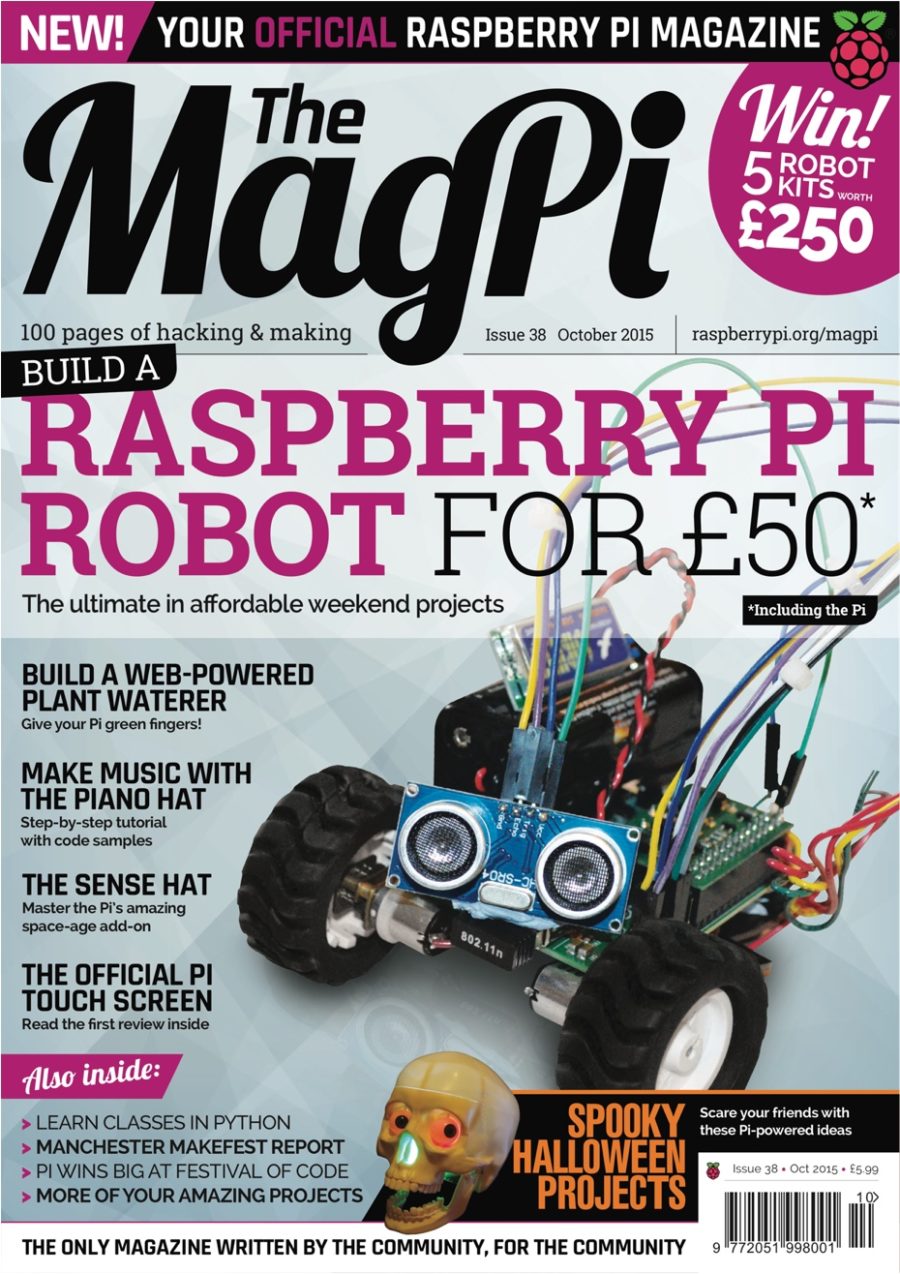 2015-10: The MagPi Magazine #038 (engl.)