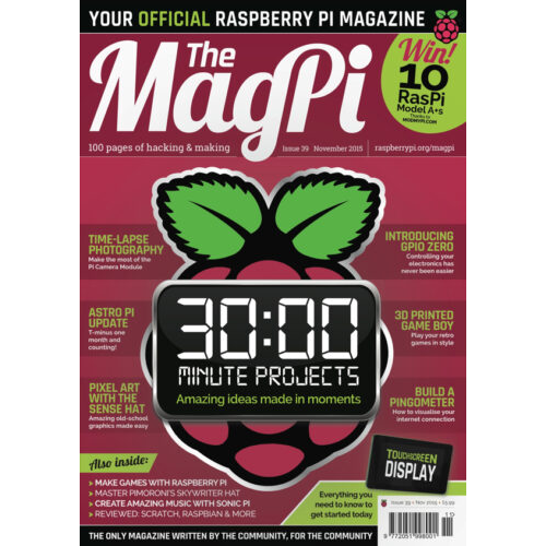 2015-11: The MagPi Magazine #039 (engl.)