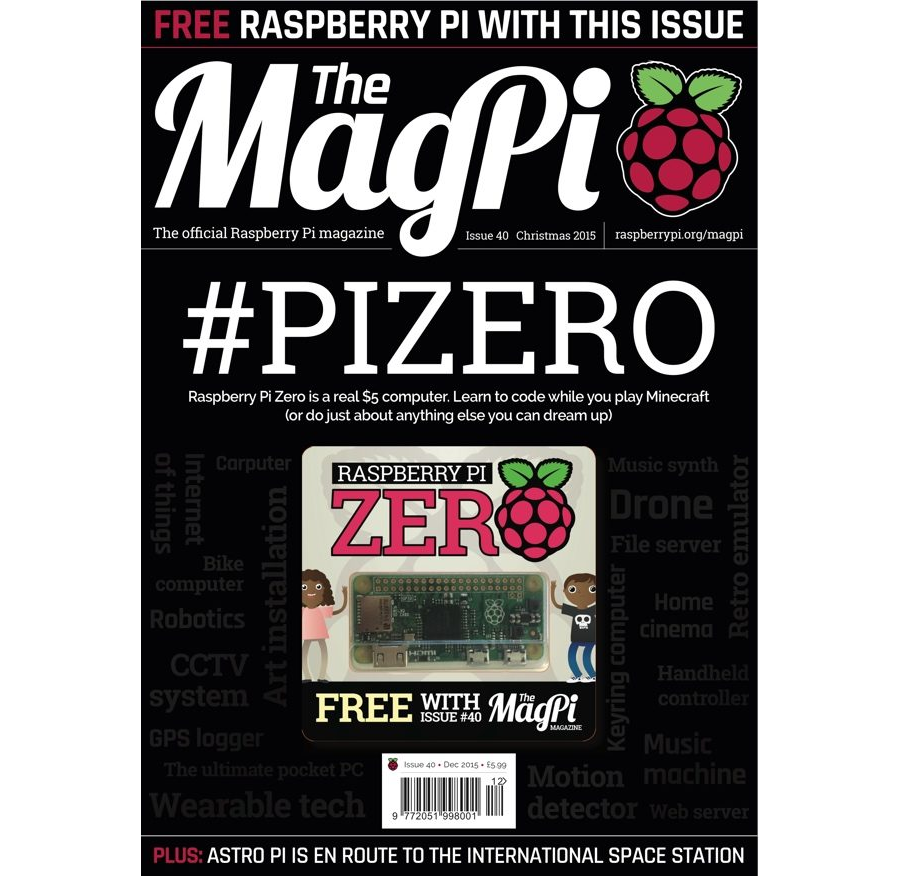 2015-12: The MagPi Magazine #040 (engl.)