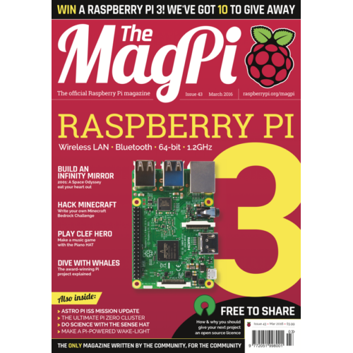 2016-03: The MagPi Magazine #043 (engl.)