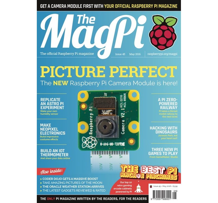 2016-05: The MagPi Magazine #045 (engl.)
