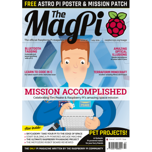 2016-07: The MagPi Magazine #047 (engl.)