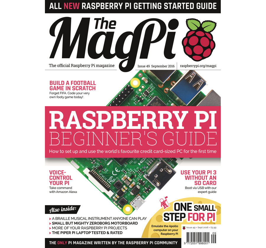 2016-09: The MagPi Magazine #049 (engl.)