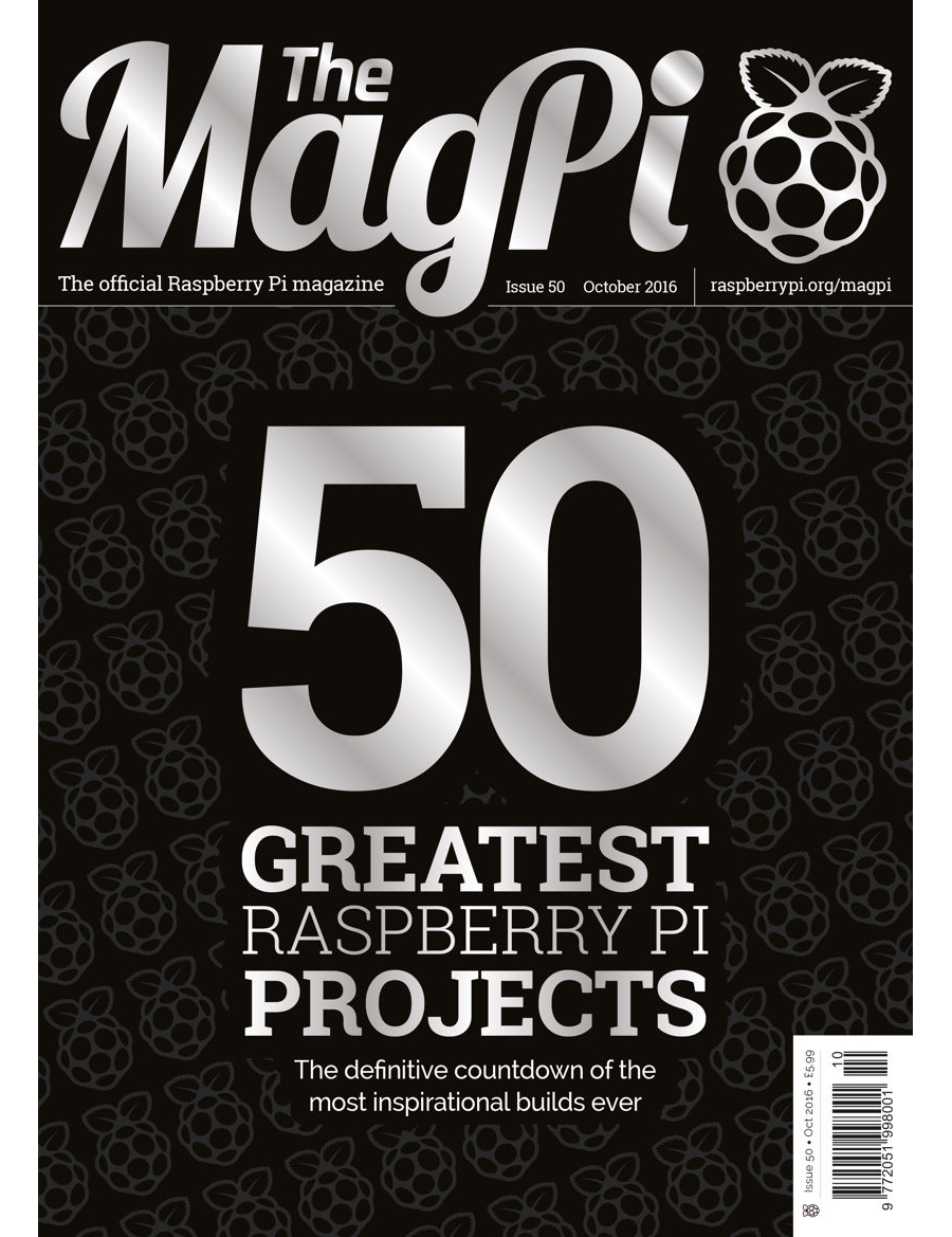 2016-10: The MagPi Magazine #050 (engl.)