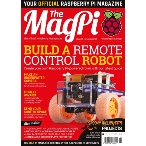 2016-11: The MagPi Magazine #051 (engl.)