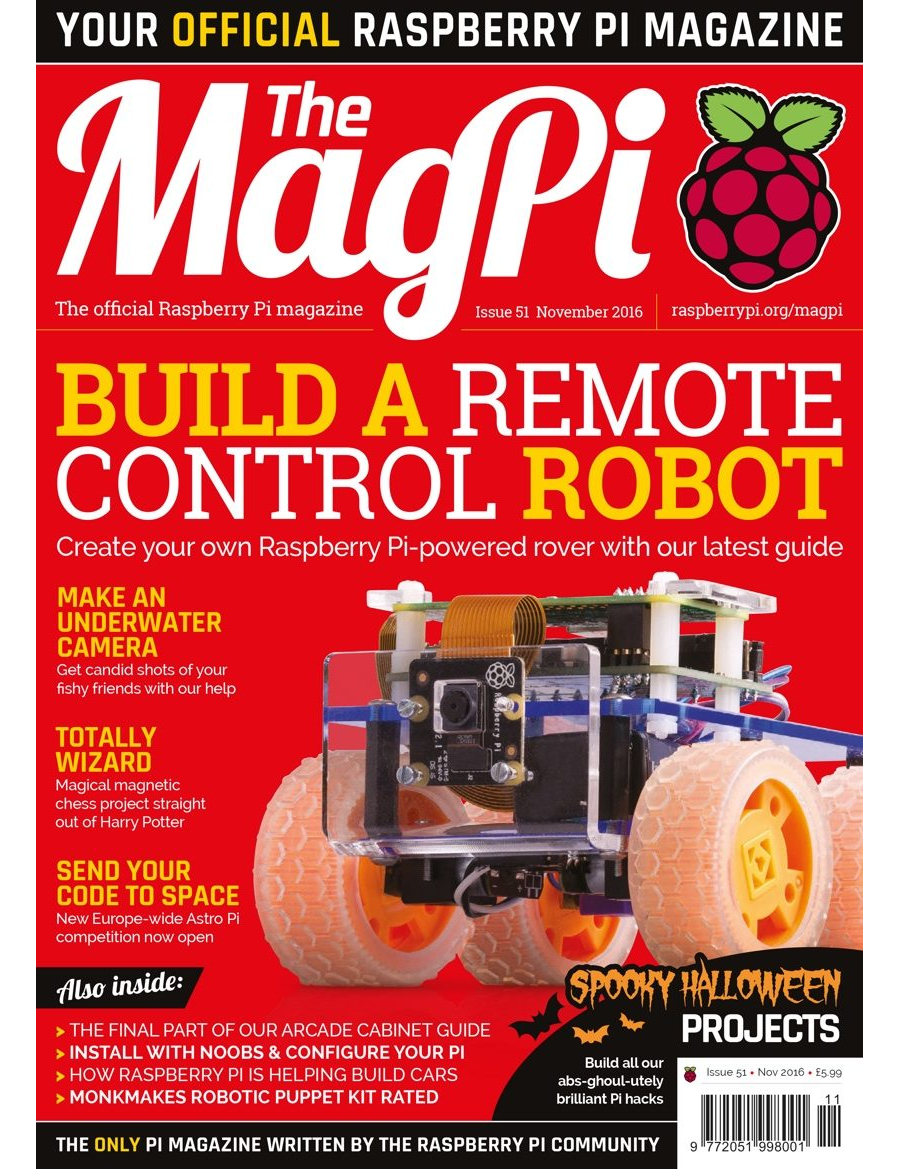 2016-11: The MagPi Magazine #051 (engl.)