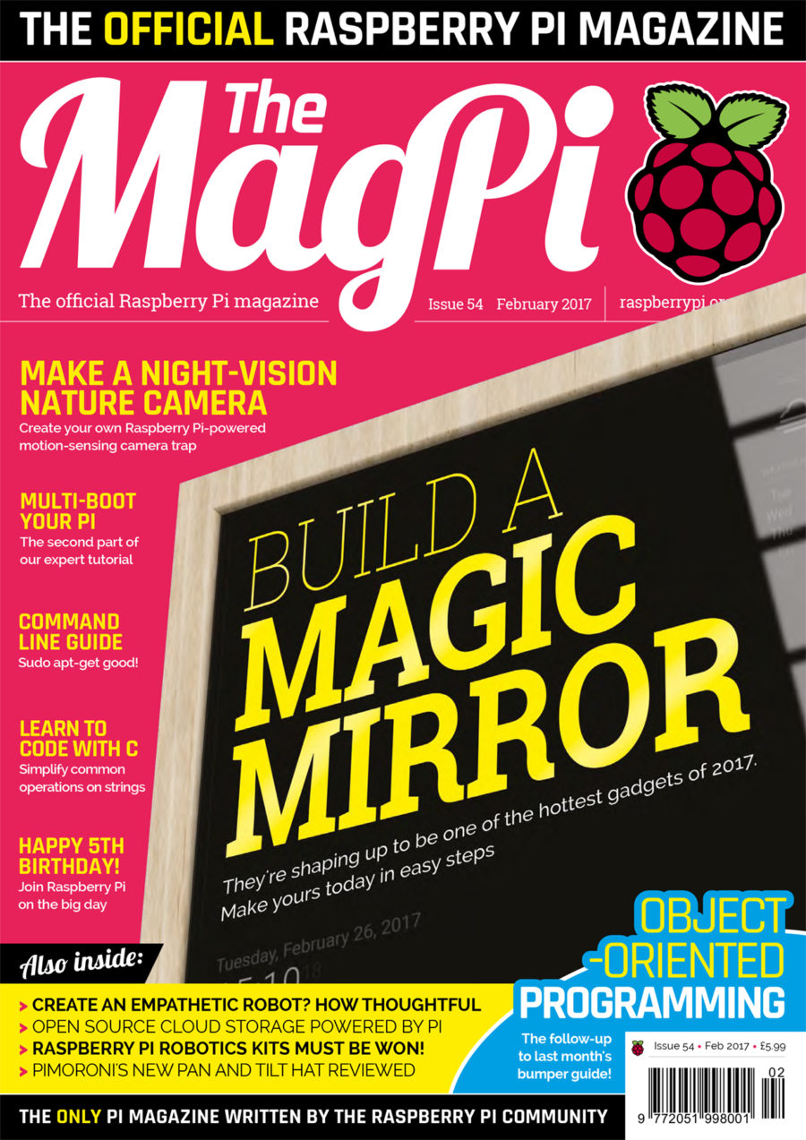 2017-02: The MagPi Magazine #054 (engl.)