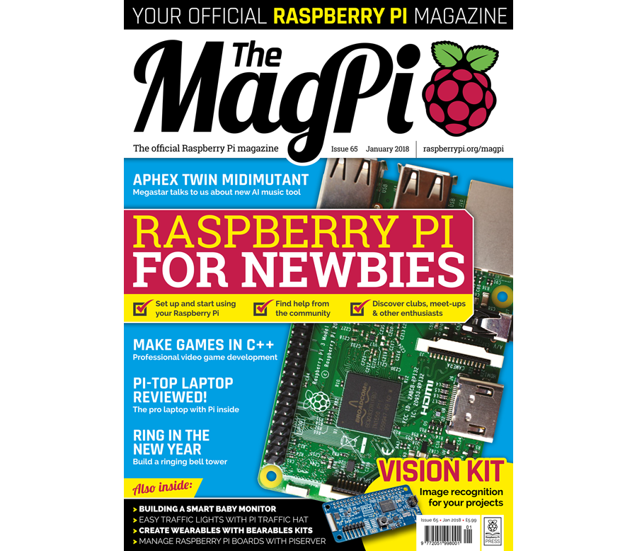 2018-01: The MagPi Magazine #065 (engl.)