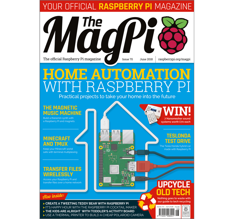 2018-06: The MagPi Magazine #070 (engl.)