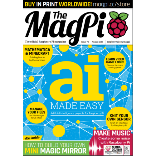 2018-08: The MagPi Magazine #072 (engl.)