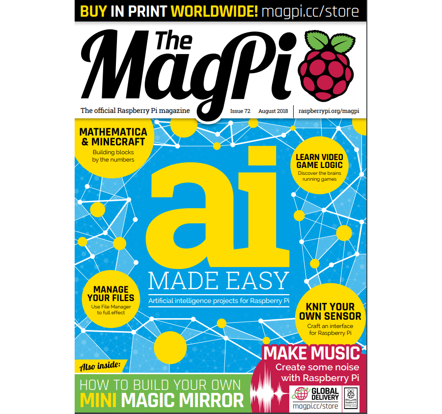 2018-08: The MagPi Magazine #072 (engl.)