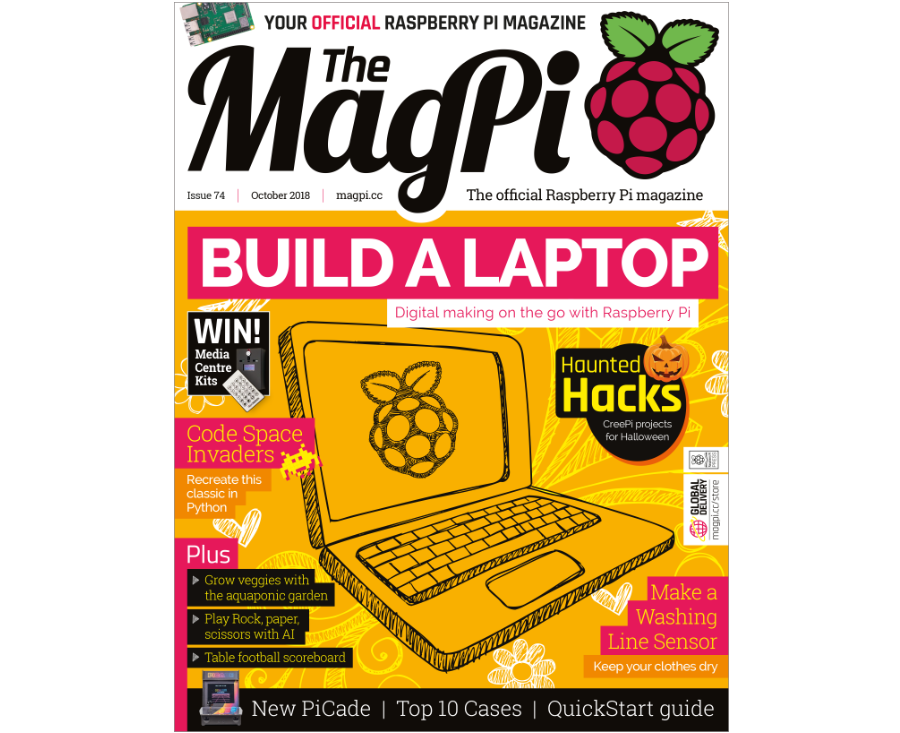 2018-10: The MagPi Magazine #074 (engl.)