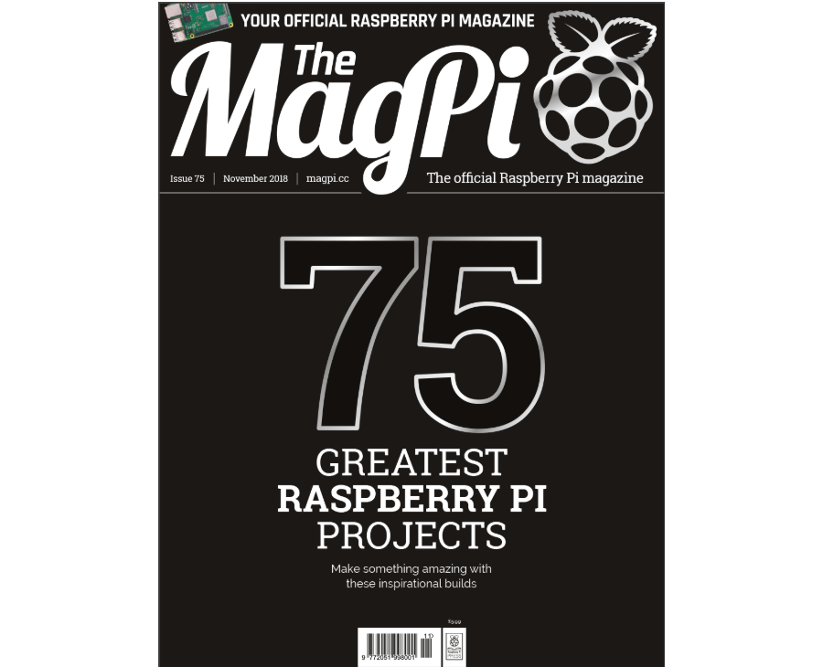 2018-11: The MagPi Magazine #075 (engl.)