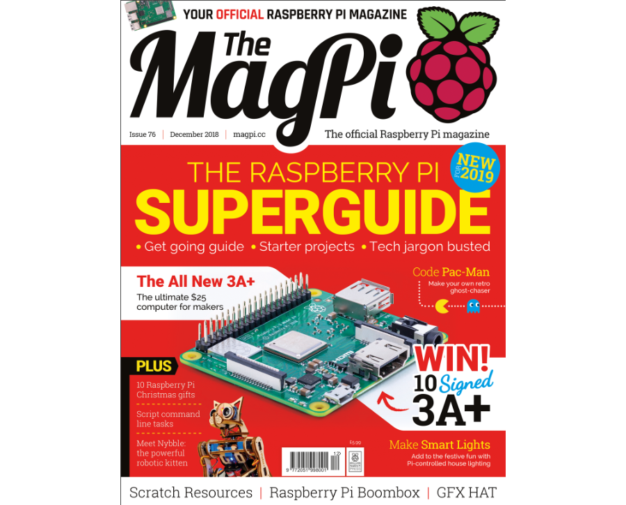 2018-12: The MagPi Magazine #076 (engl.)