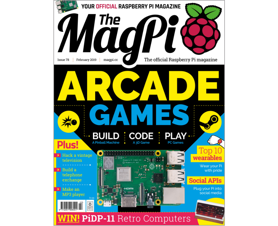 2019-02: The MagPi Magazine #078 (engl.)