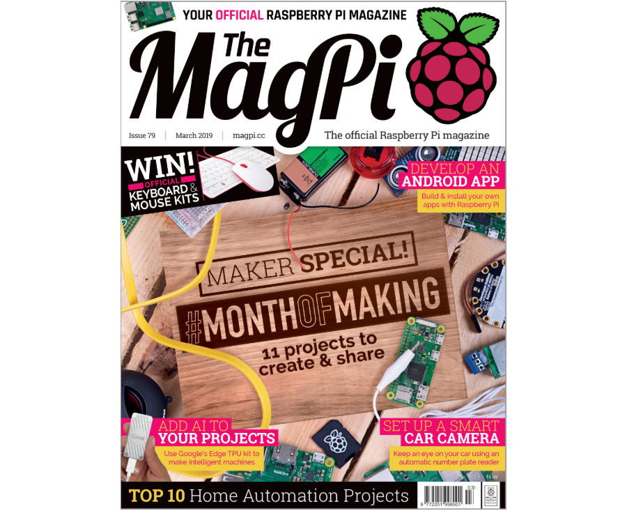 2019-03: The MagPi Magazine #079 (engl.)