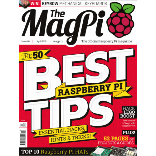 2019-04: The MagPi Magazine #080 (engl.)