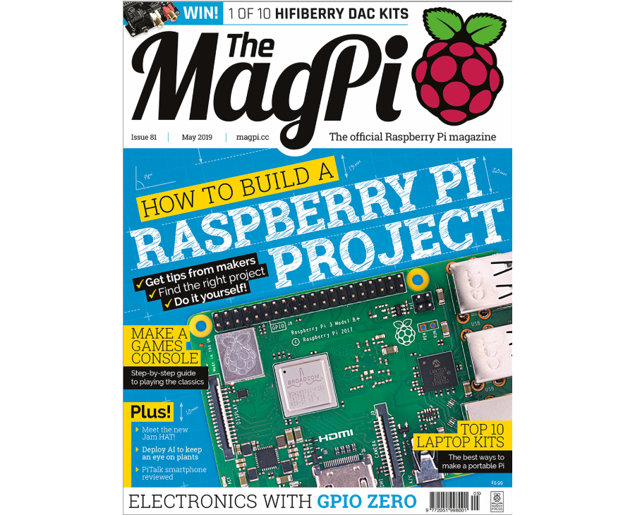 2019-05: The MagPi Magazine #081 (engl.)
