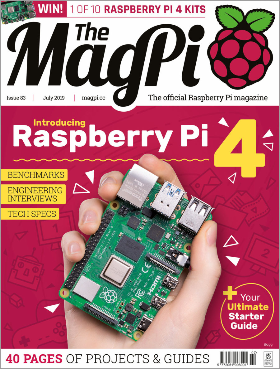 2019-07: The MagPi Magazine #083 (engl.)