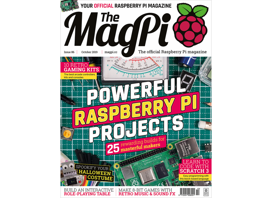 2019-10: The MagPi Magazine #086 (engl.)