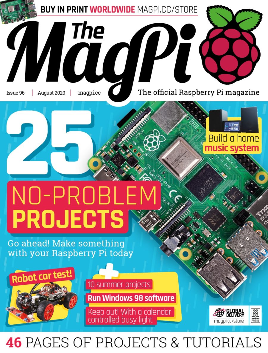 2020-08: The MagPi Magazine #096 (engl.)