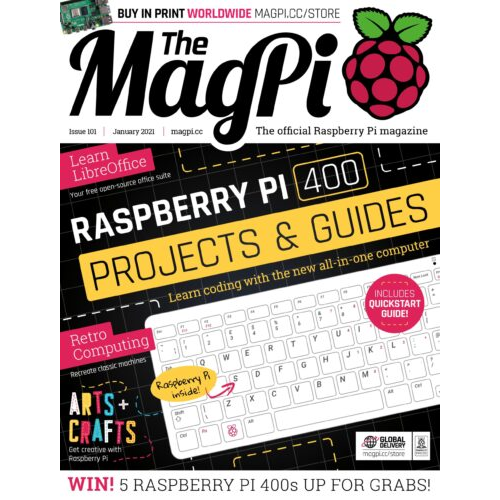 2021-01: The MagPi Magazine #101 (engl.)