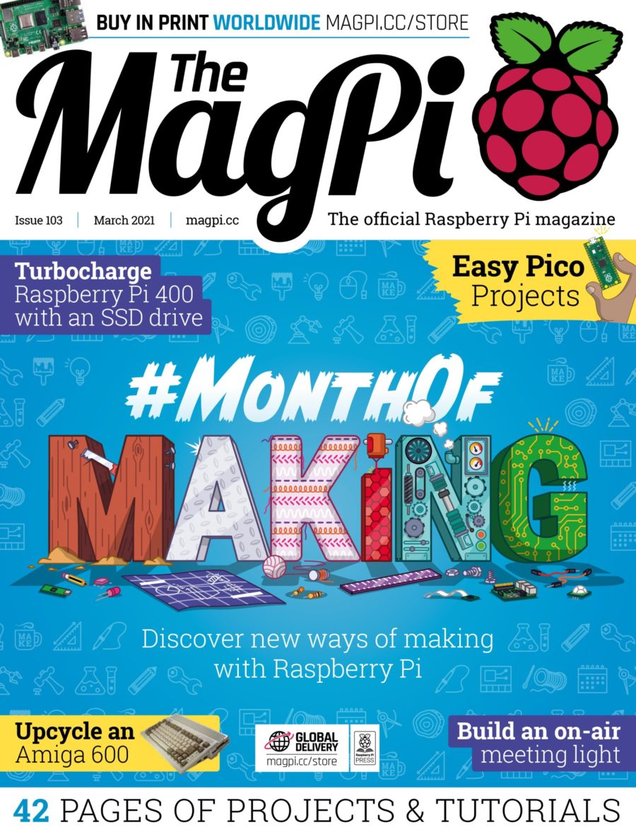 2021-03: The MagPi Magazine #103 (engl.)