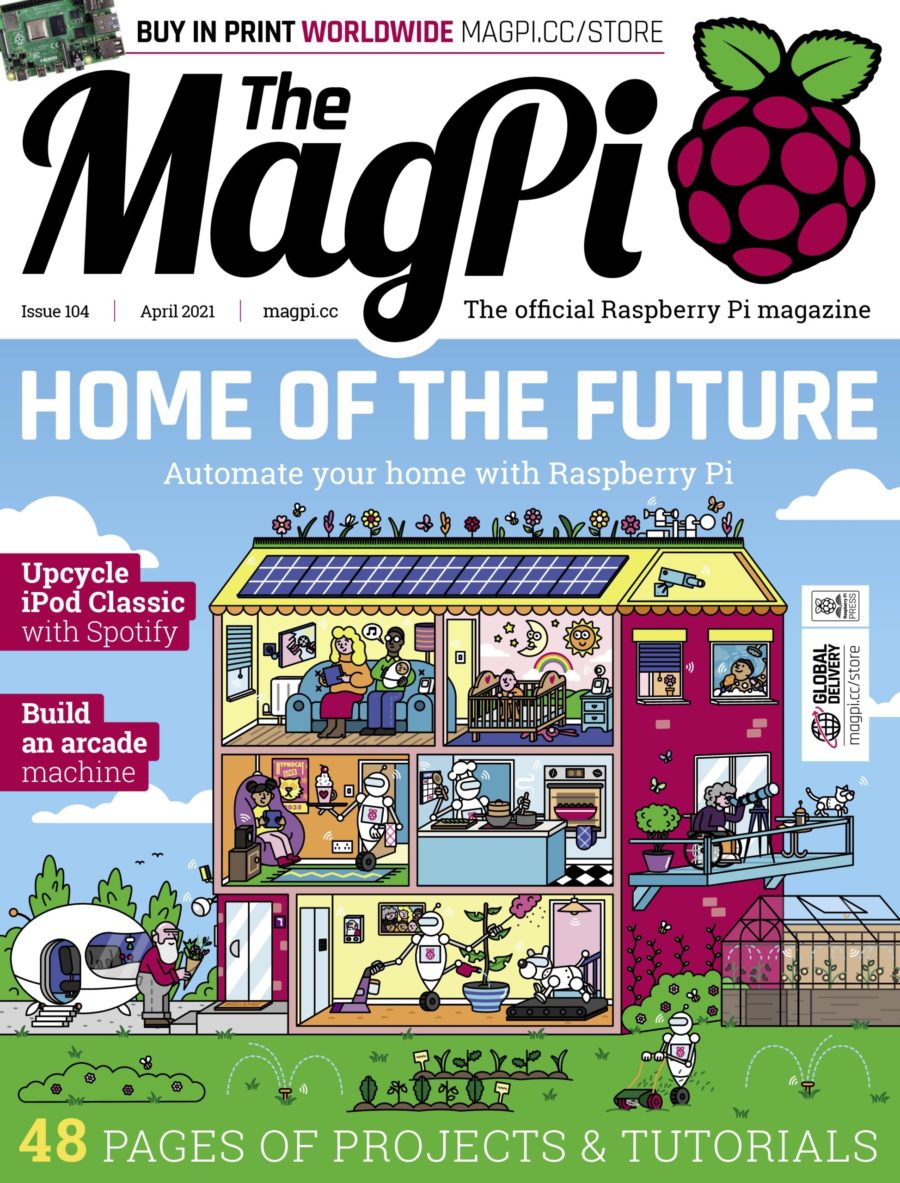 2021-04: The MagPi Magazine #104 (engl.)