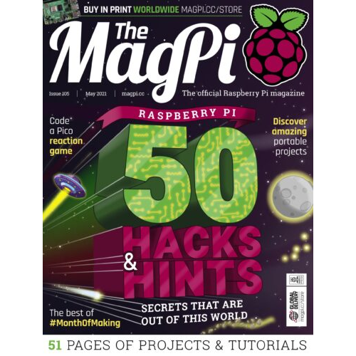 2021-05: The MagPi Magazine #105 (engl.)