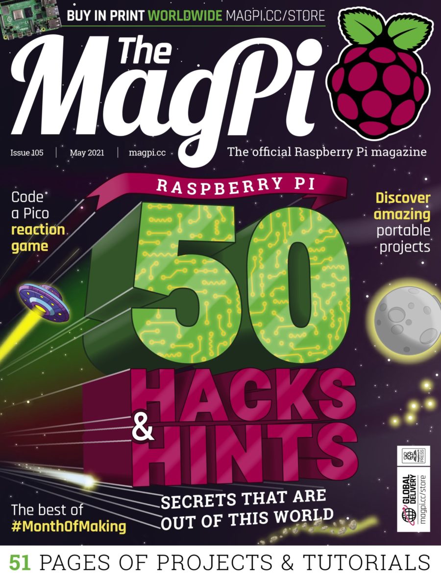 2021-05: The MagPi Magazine #105 (engl.)