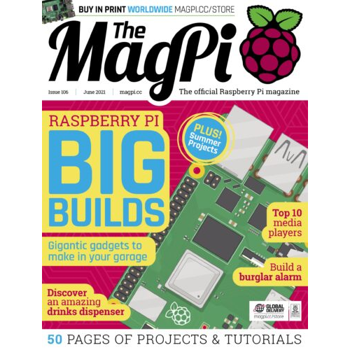 2021-06: The MagPi Magazine #106 (engl.)