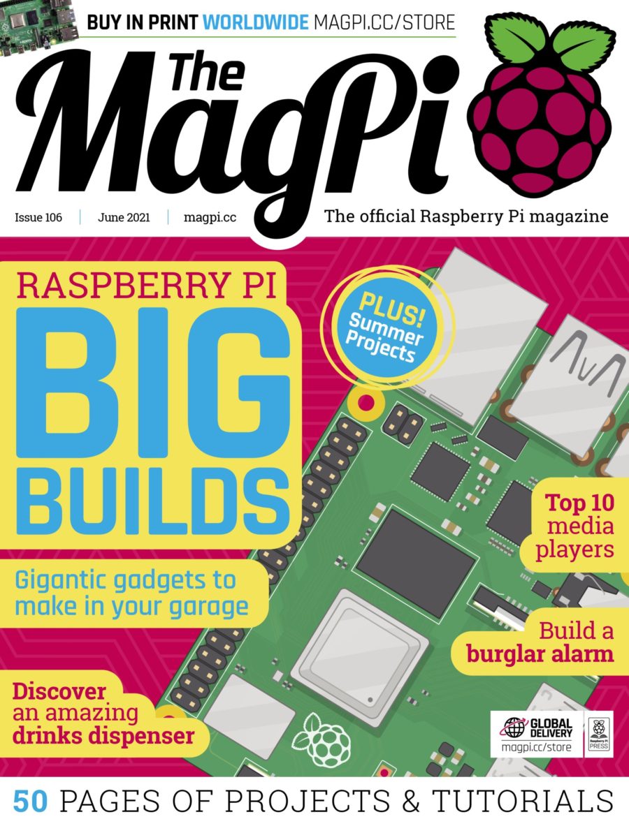 2021-06: The MagPi Magazine #106 (engl.)