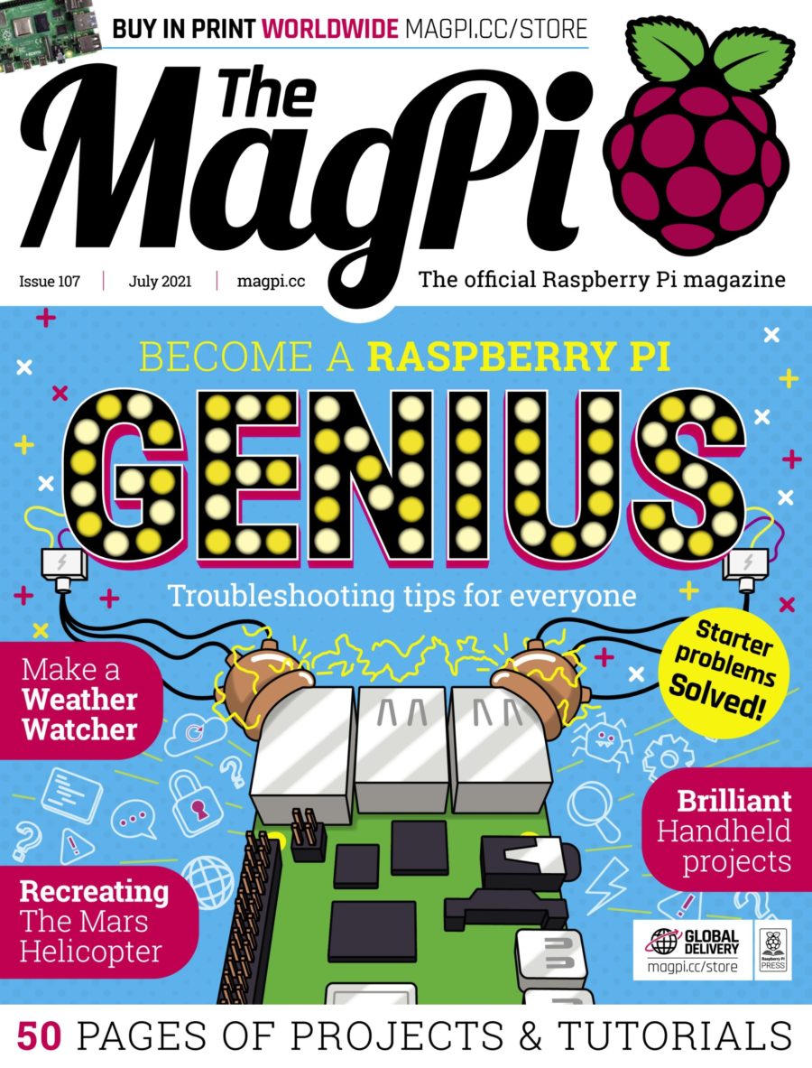 2021-07: The MagPi Magazine #107 (engl.)