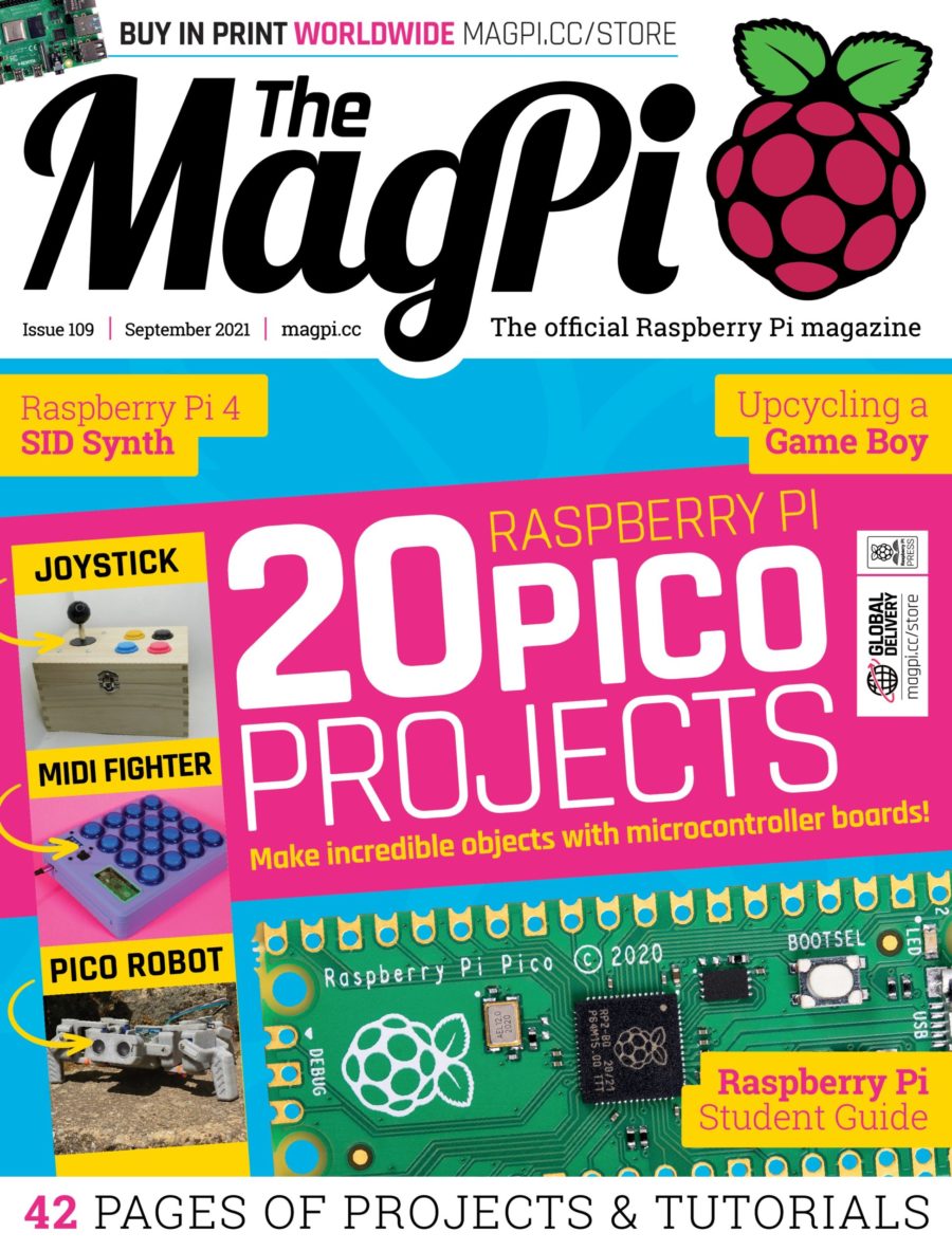 2021-09: The MagPi Magazine #109 (engl.)
