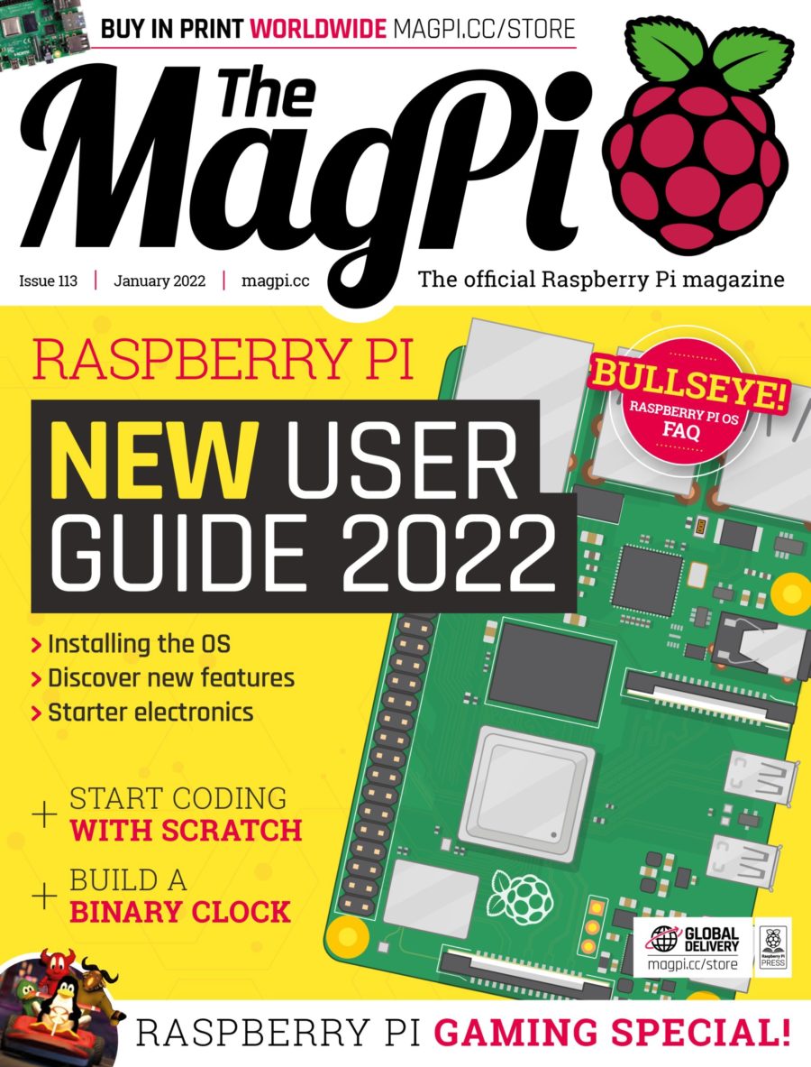 2022-01: The MagPi Magazine #113 (engl.)