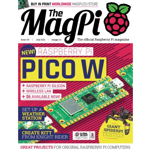 2022-07: The MagPi Magazine #119 (engl.)