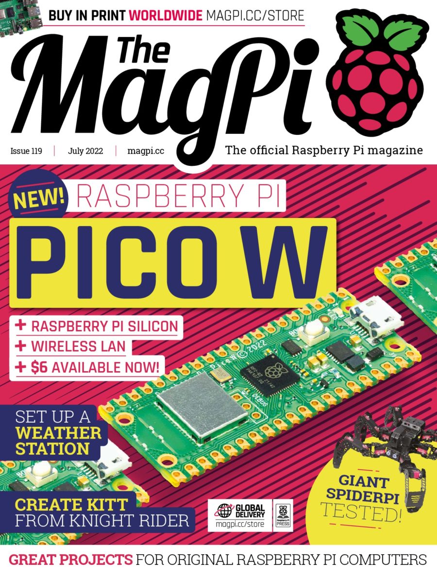 2022-07: The MagPi Magazine #119 (engl.)