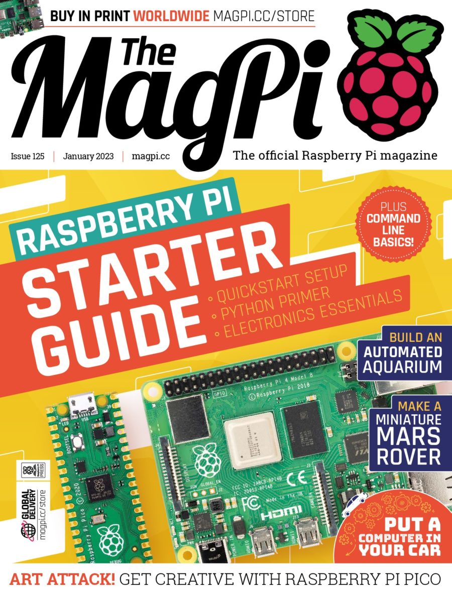 2023-01: The MagPi Magazine #125 (engl.)