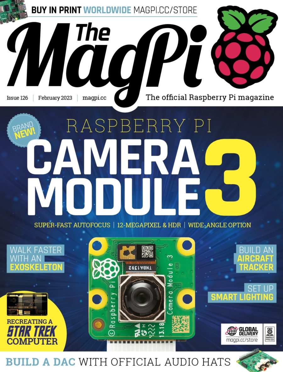 2023-02: The MagPi Magazine #126 (engl.)