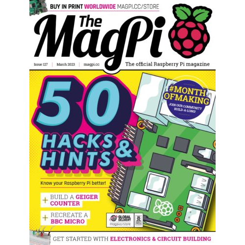 2023-03: The MagPi Magazine #127 (engl.)