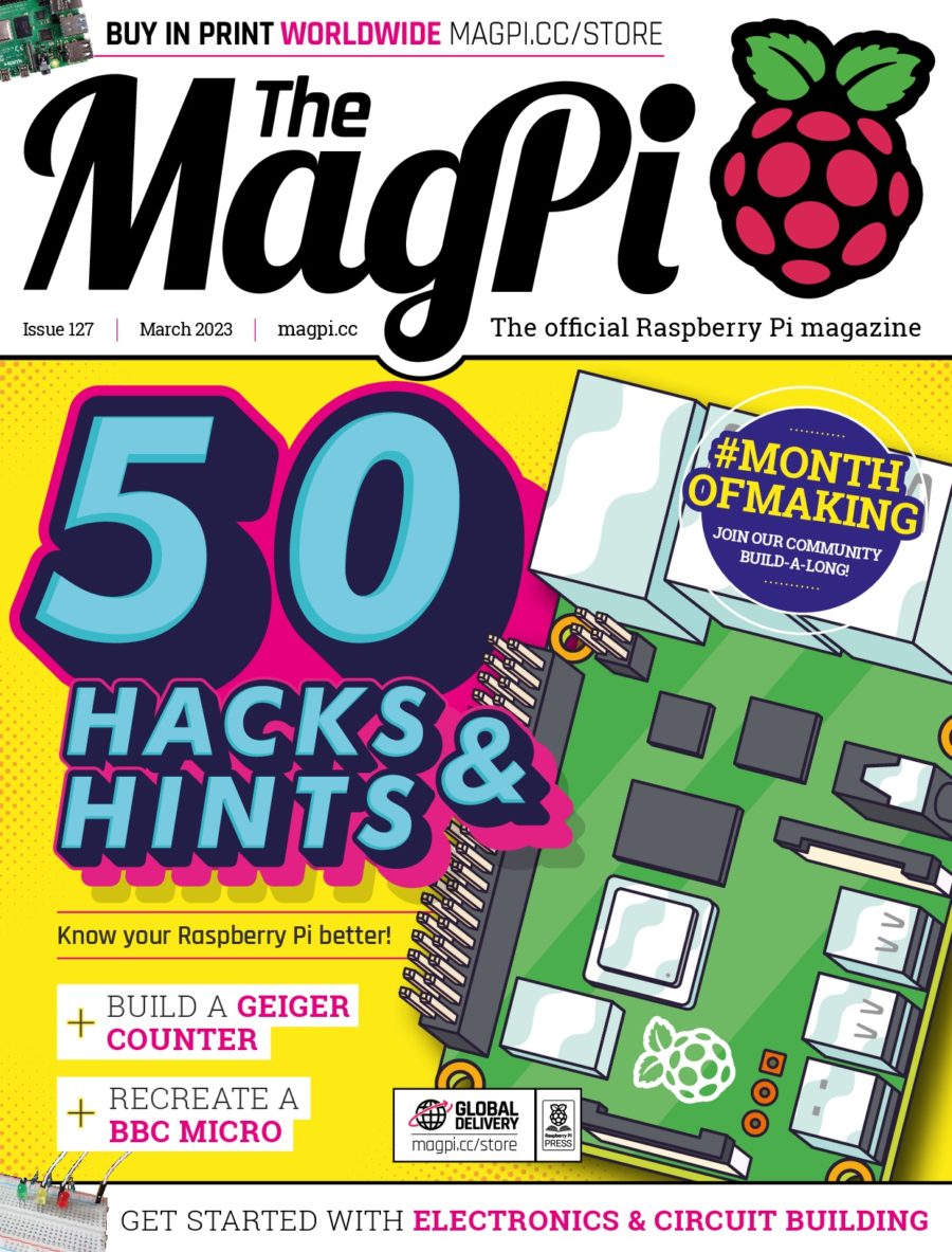 2023-03: The MagPi Magazine #127 (engl.)