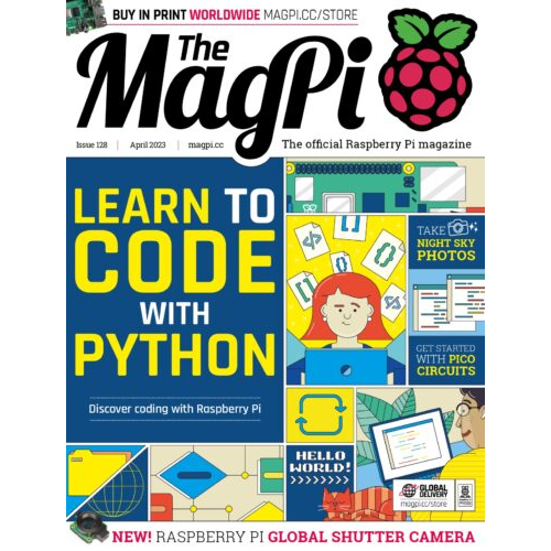 2023-04: The MagPi Magazine #128 (engl.)