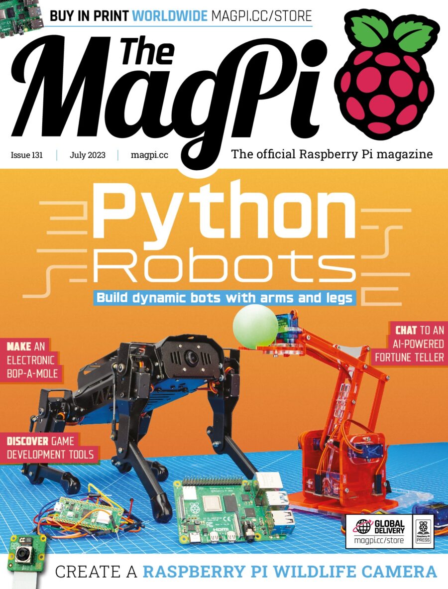 2023-07: The MagPi Magazine #131 (engl.)