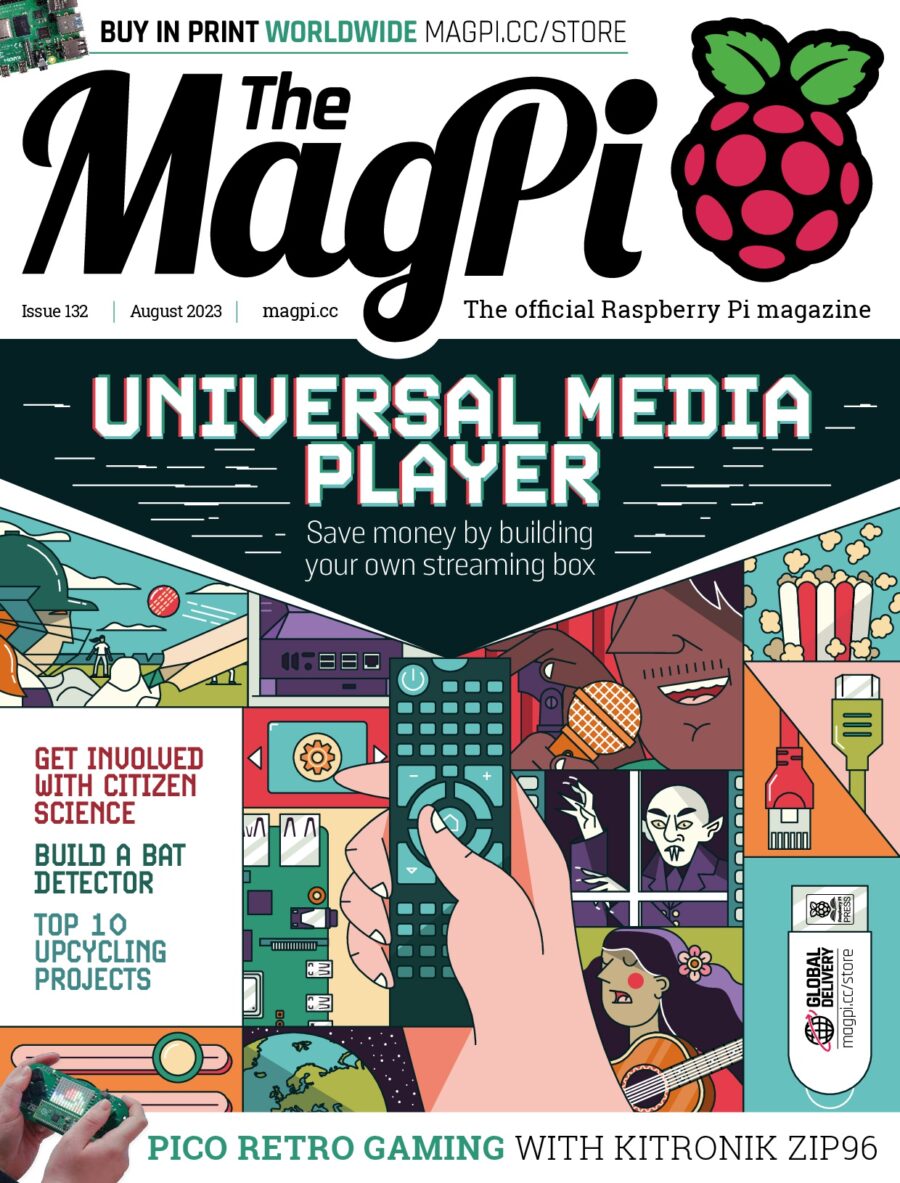 2023-08: The MagPi Magazine #132 (engl.)