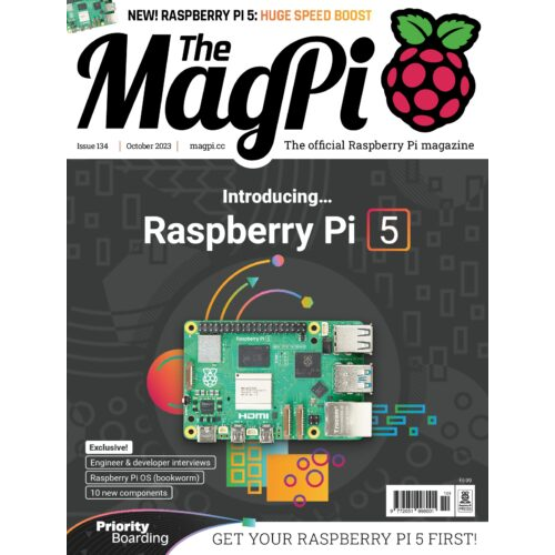 2023-10: The MagPi Magazine #134 (engl.)