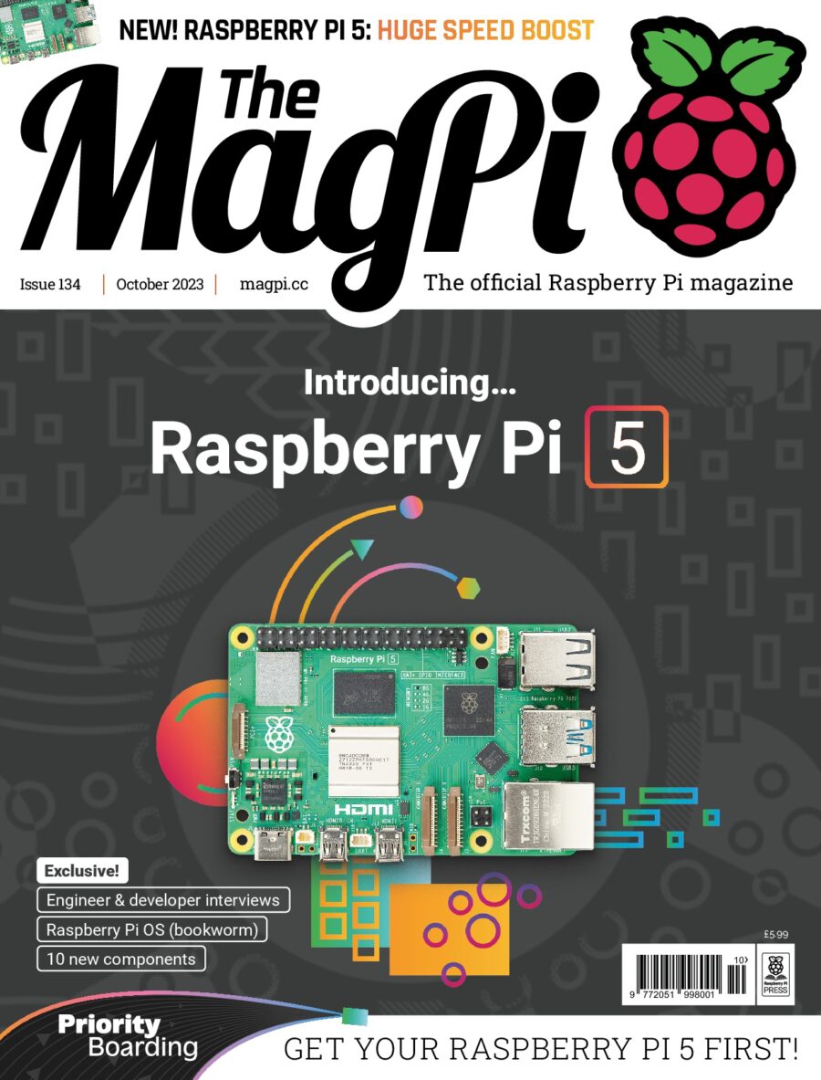 2023-10: The MagPi Magazine #134 (engl.)
