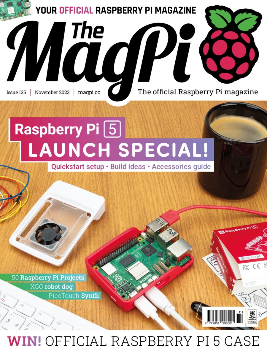 2023-11: The MagPi Magazine #135 (engl.)